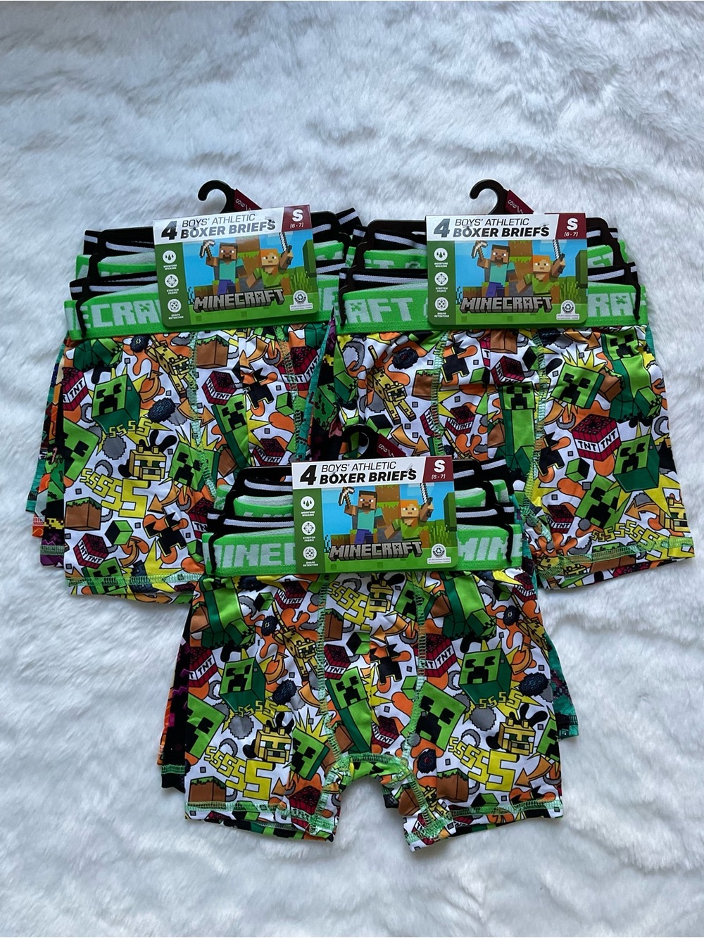 Minecraft Boxer Briefs Boys New Size Small(6-7)